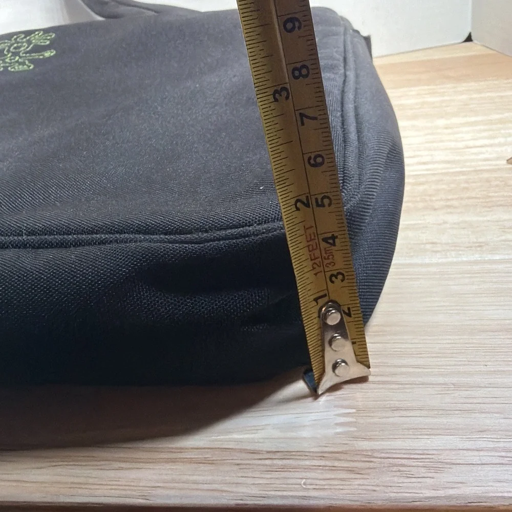 Crumpler Winston Fleece Laptop Briefcase Black & Green Zip Up Padded